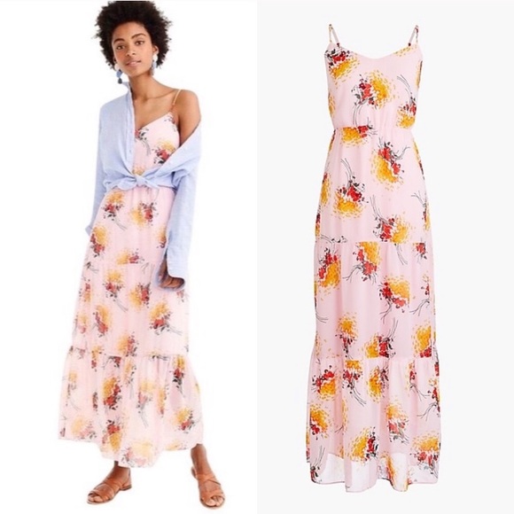 J. Crew Dresses & Skirts - 🔥5/25 sale🔥J crew floral ankle length maxi dress
